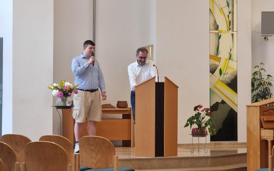 Gottesdienst am 07. Juni: Gemeindeaufnahme und Predigt zu Markus 4 und 5