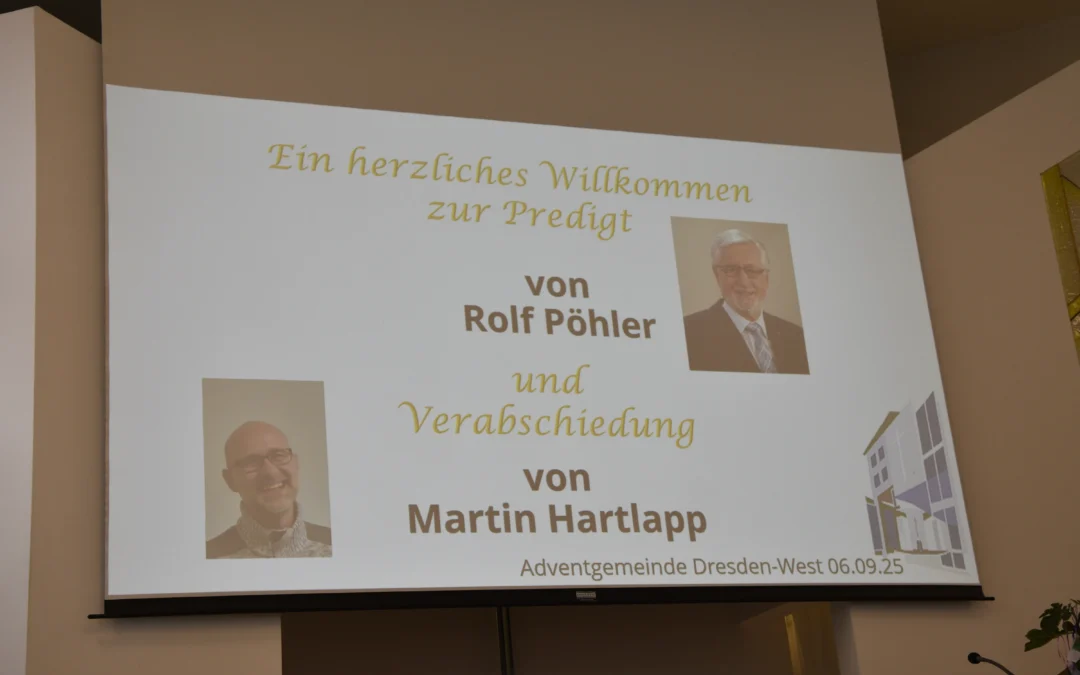 Gottesdienst mit Verabschiedung von Familie Hartlapp